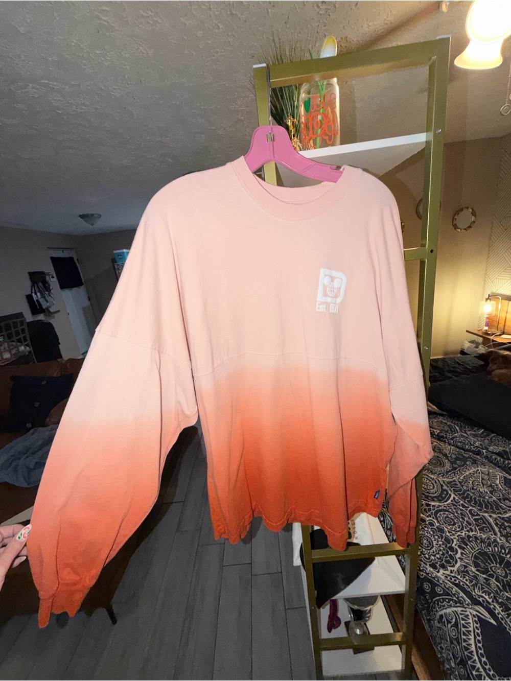 Disney Dip-Dye Pink to Orange Spirit Jersey
